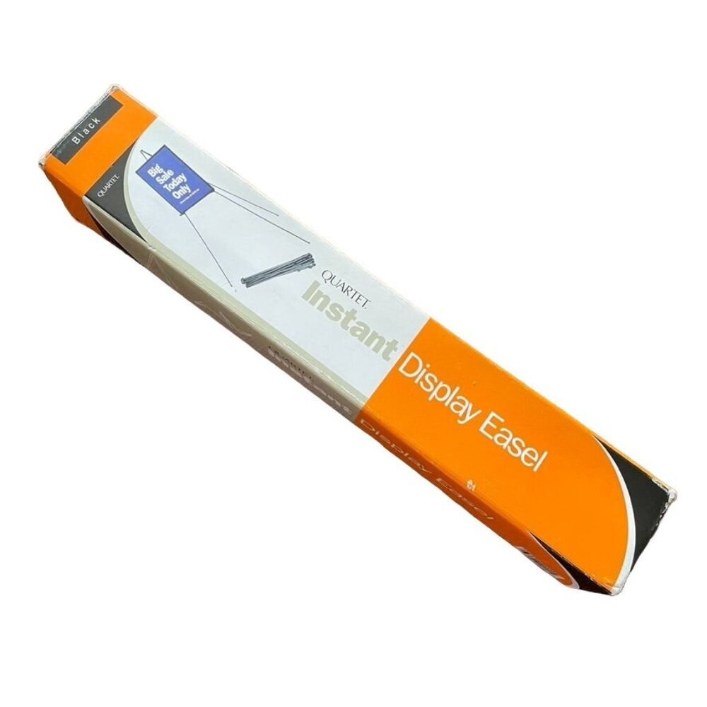 Collapsable Easel Quartet Instant Display Holds 10 Lbs  64 in Tall Folds Vintage